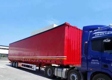 Stand Tear Waterproof PVC Tarpaulin Side Curtain For Freight Cars Pantone Color