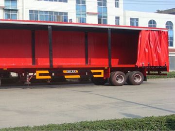 PVC Tarpaulin Side Curtain , Weather Resistant Tarpaulin Trailer Covers